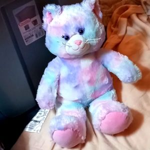 2021 Build A Bear Pastel Swirl Kitty